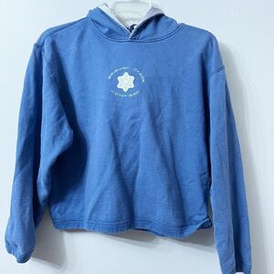 Beaver Creek Colorado Women’s Blue Cropped Hoodie M Long Sleeve Sweatshirt